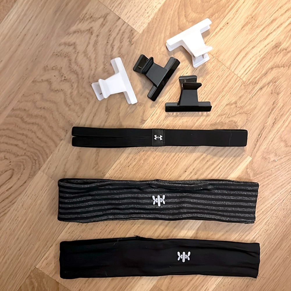 Sports headbands and clips bundle